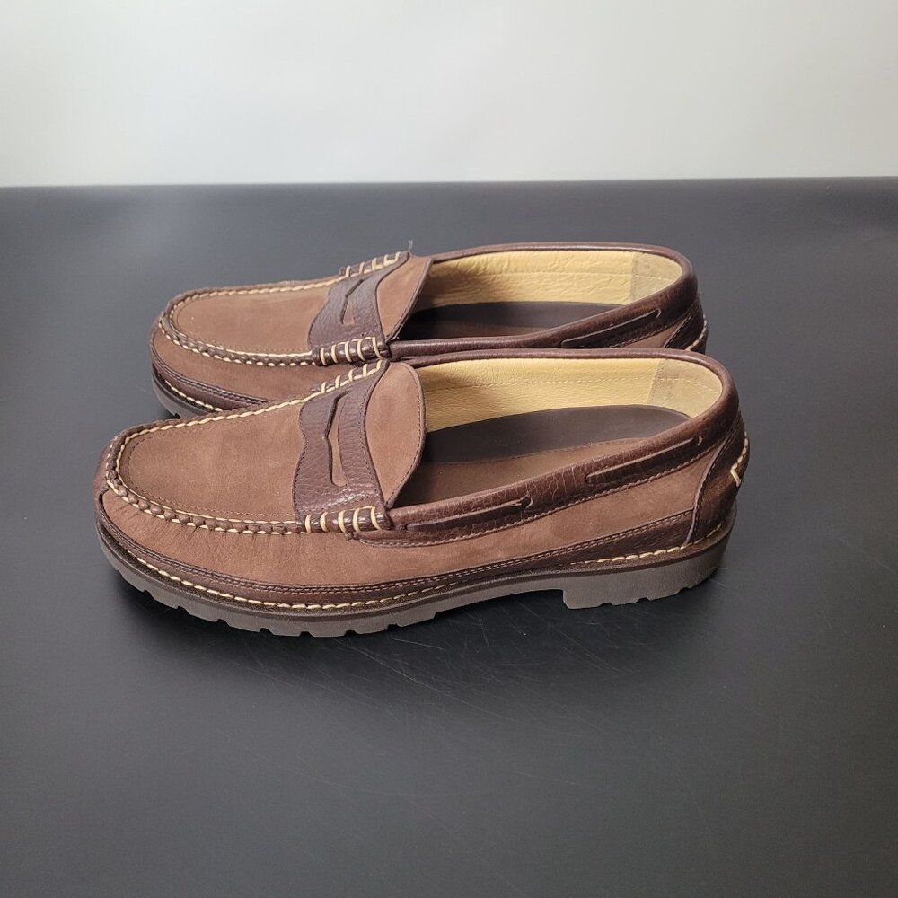 Mens Brown Leather L.L. Bean Loafers Size 9.5 - Picture 11 of 13